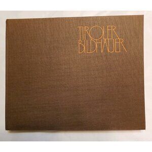 Vtg Tyrolean Sculptures Coffee Table Book German Artist Plastisches Schaffen